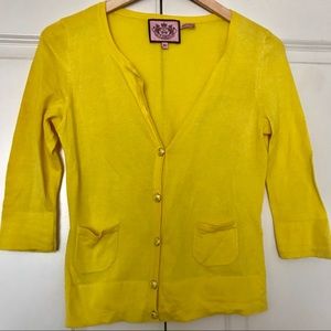 Juicy Couture✨ Yellow Sweater